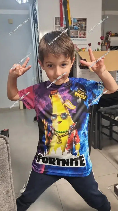 Sweatshirt com capuz Fortnite 3D com estampagem digital, folgado e confortável, novidade de outono