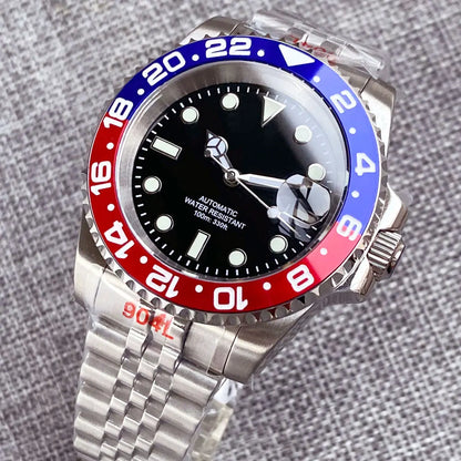 200m Waterproof Miyota8215 Automatic Men Watch Diver Watches 40mm Mechanical Movement Luminous Jubilee Strap Glide Lock Buckle