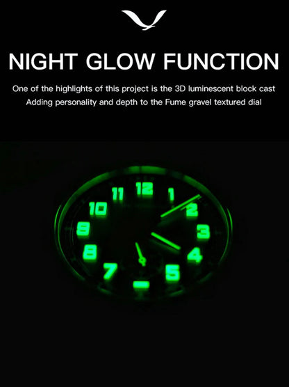 Specht & Söhne New Automatic Mechanical Wristwatches For Men Japan C3 Luminous Sapphire Crystal Sports Watch ﻿5Bar Waterproof