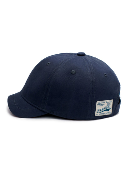 Short Brim Cotton Baseball Cap Men Women Casual Vintage Dad Hat Adjustable Trucker Style Low Profile Caps Nylon Fastener Tape