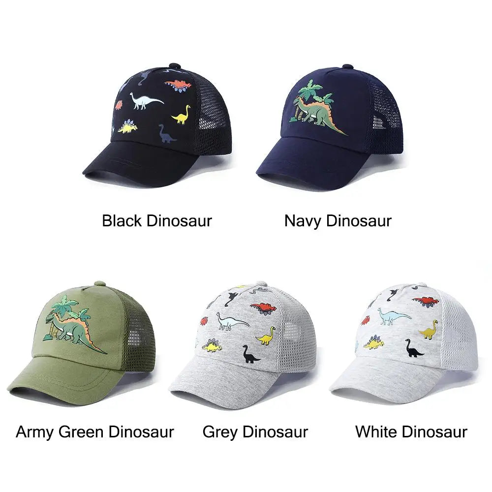 Toddler Baseball Hat Sun Protection Baby Cap Adjustable Fit Mesh Baseball Hat Outdoor Beach Sun Cap for Kids 1-5Years