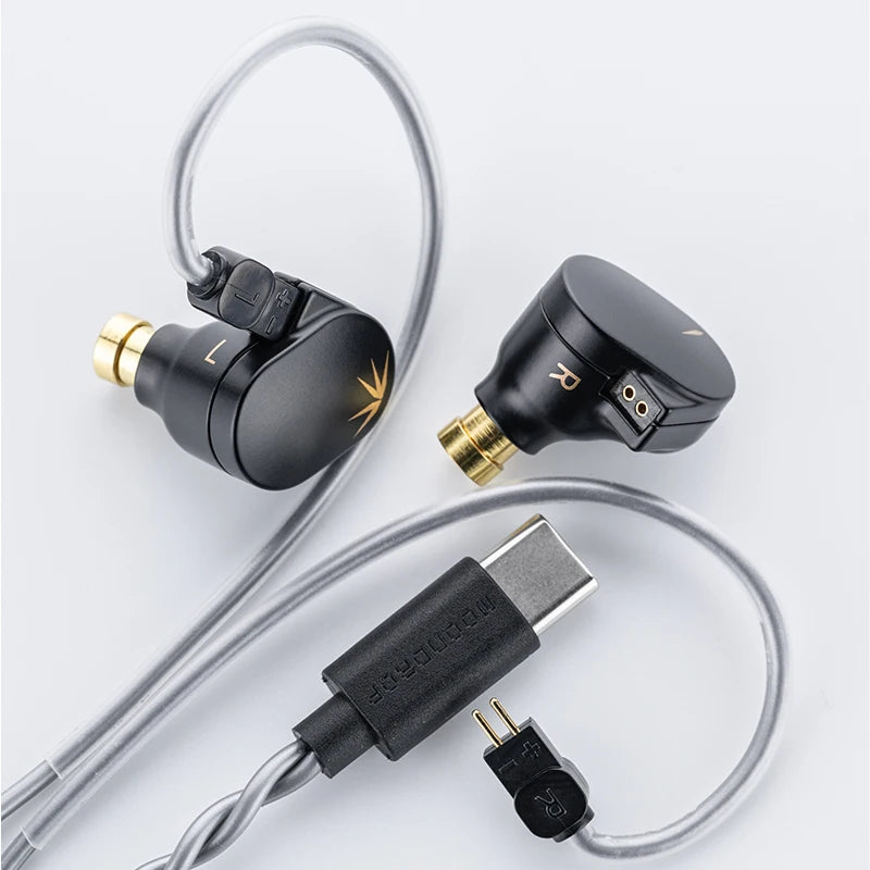 MOONDROP CHU II DSP Wired In-Ear Earphones HiFi Dynamic Driver IEM Earbuds with Detachable 0.78mm Cable