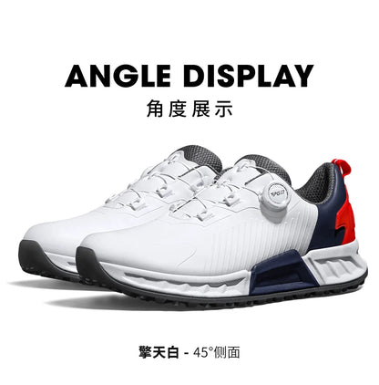 PGM golf shoes men's cushioning rebound sneakers knob men's shoes wear-resistant TPU waterproof shoes