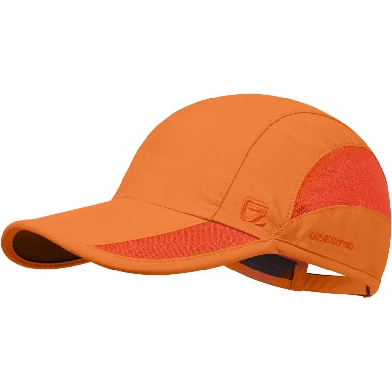 GADIEMKENSD Estate Uomo Sport Corsa Cappellino da baseball Uomo Golf Asciugatura rapida Donna Cappellino a rete con visiera e chiusura a scatto