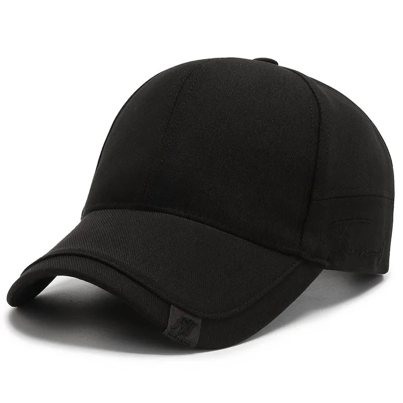 Snel drogende zonnepet voor dames, casual sportpet voor heren, grote maat baseballpet, 60-65 cm, verstelbare zonneklep, pet met klep