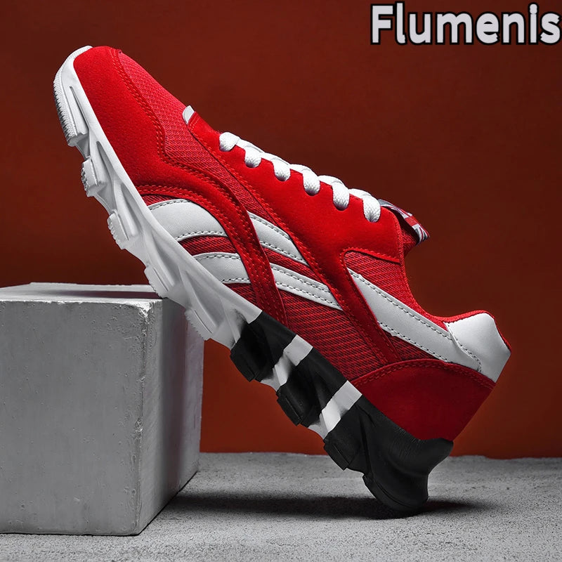 2026 new men's and women's running shoes breathable casual sneakers anti-slip vibration comfortable walking shoes 38-46