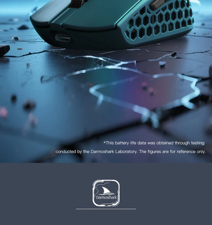 Darmoshark M5 Air Wireless Gaming Mouse Forged Carbon Fiber 30K DPI PAW3395 Sensor Lightweight Ergonomic Mouse for PC Gaming