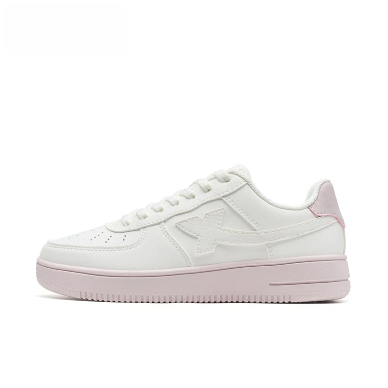 Xtep White Sneakers Female 2026 Spring Couples Versatile Trendy Casual Thick-soled Increase Sports Women Shoes 874118319851