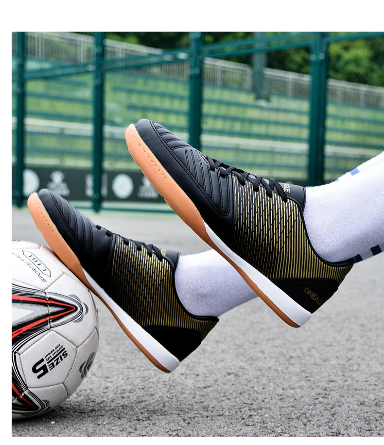 Scarpe da calcio indoor da uomo, scarpe da futsal professionali, scarpe da calcio da uomo antiscivolo, scarpe da calcio originali per campi in dura, Chuteira Society Futebol