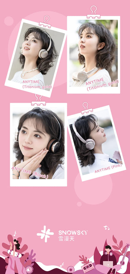 FiiO ANYTIME Bluetooth 5.4 Wireless Headphones with Noise Cancelling, Hi-Res Audio Over-Ear Bluetooth Headphones with Mic, Premium Wireless Earphones