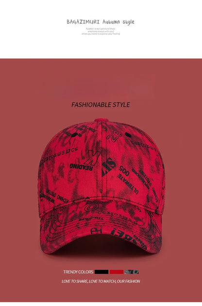 New Cool Fashion Women Men Sport Baseball Cap Spring Summer Female Male Cotton Print Hiking Beach Caps Hat For Women Men