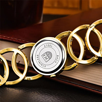 Luxury Brand Lady Gold Watches Full Stainless Steel Magic Women Bracelet Zegarki Damskie Znanych Marek Montre Vintage Femme 2024