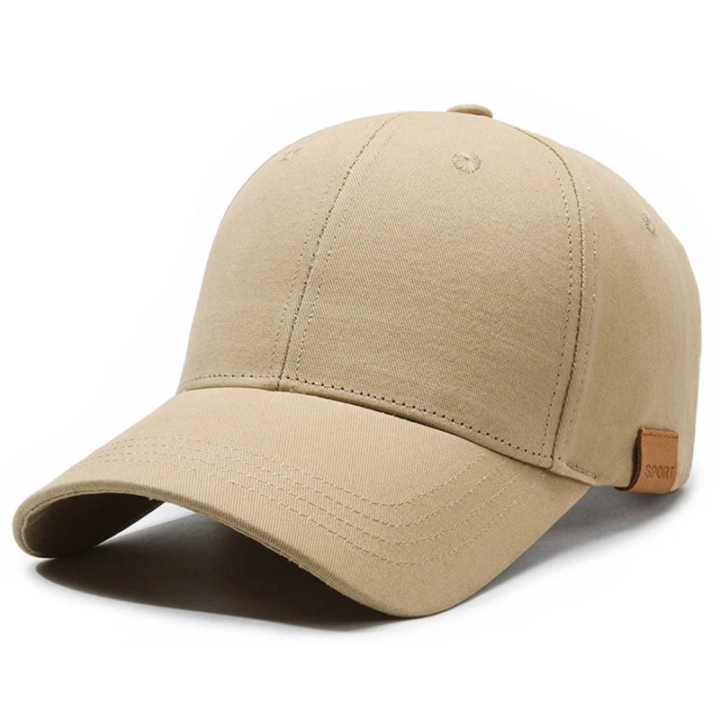 Snel drogende zonnepet voor dames, casual sportpet voor heren, grote maat baseballpet, 60-65 cm, verstelbare zonneklep, pet met klep
