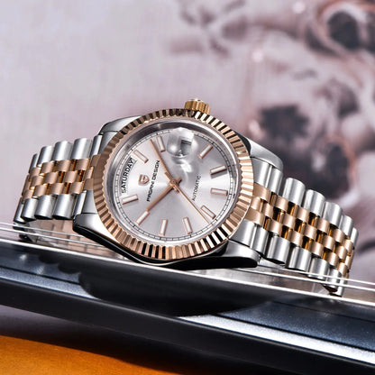 PAGANI DESIGN Men's Watches 2026 New Enamel Dial DD36 Automatic Watch Men Business Waterproof Mechanical Wristwatch For Men Gift