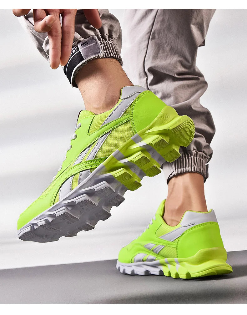 2026 new men's and women's running shoes breathable casual sneakers anti-slip vibration comfortable walking shoes 38-46