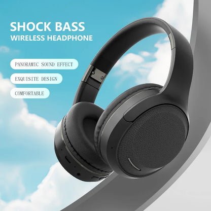 Wireless TV Headphones Bluetooth 5.0 with USB Adapter, Foldable Stereo Wireless TV Headphones with Mic for Samsung Smart TV, PC, Laptop & Music