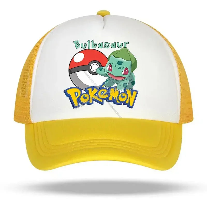 Pokemon Pikachu Baseball Cap Girls Women Hip Hop Yellow Hat Adult Lover Summer Sunhat Parent-child Outdoor Sport Shade Cap Gift