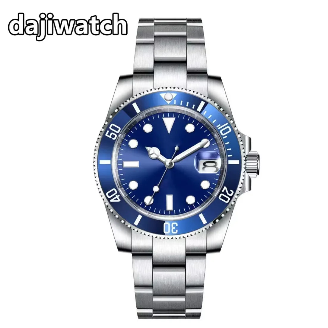 DIY Custom Automatic Watch Logo For Man High Quality NH35 Diving Mechanical Watches Sapphire Waterproof Ceramic Bezel 120 Click