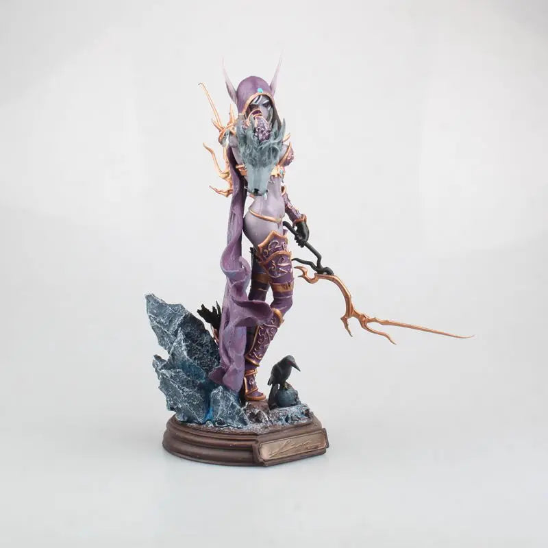 23cm World Of Warcraft Sylvanas Windrunner Action Figures Queen Of The Undead Pvc Model Doll Collection Ornaments Gift For Kids