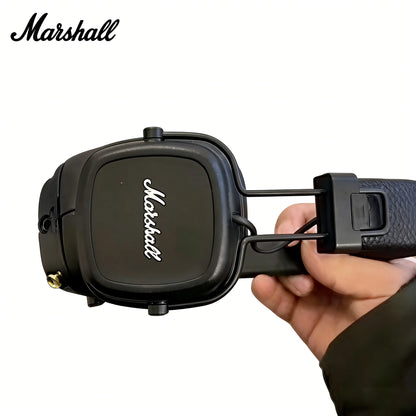 Marshall Major III 3 Wireless Wired Headphones with Mic, Bluetooth Deep Bass Headphones, Foldable Gaming Headset for Sports, Rock Music & Everyday Listening