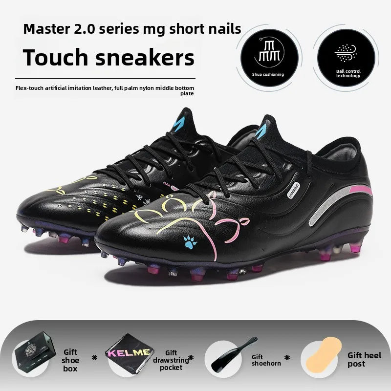 Kelme – buty piłkarskie dla dorosłych Mg Short Nail – męskie buty treningowe do piłki nożnej – profesjonalne buty do rozgrywek na trawie