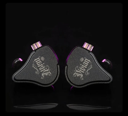 CVJ Vivian HiFi In Ear Earphones with 10mm Dynamic Driver, Wired Gaming Earphones, Detachable 0.78mm Cable, High Fidelity Sound Quality Earbuds