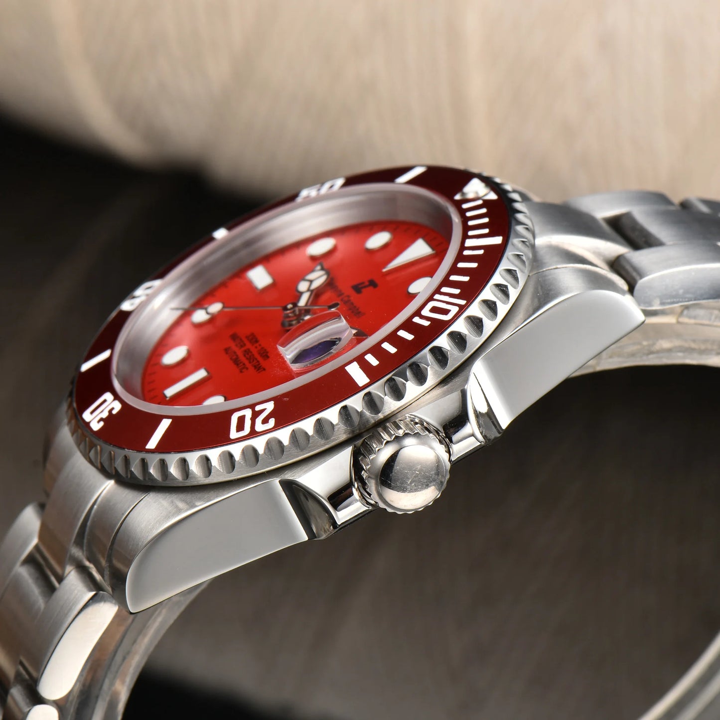 DWAYNE CAMPBELL Top Luxury NH35 Men's Automatic Mechanical Watch Waterproof Luminous Sapphire Glass Classic Business Wristwatch