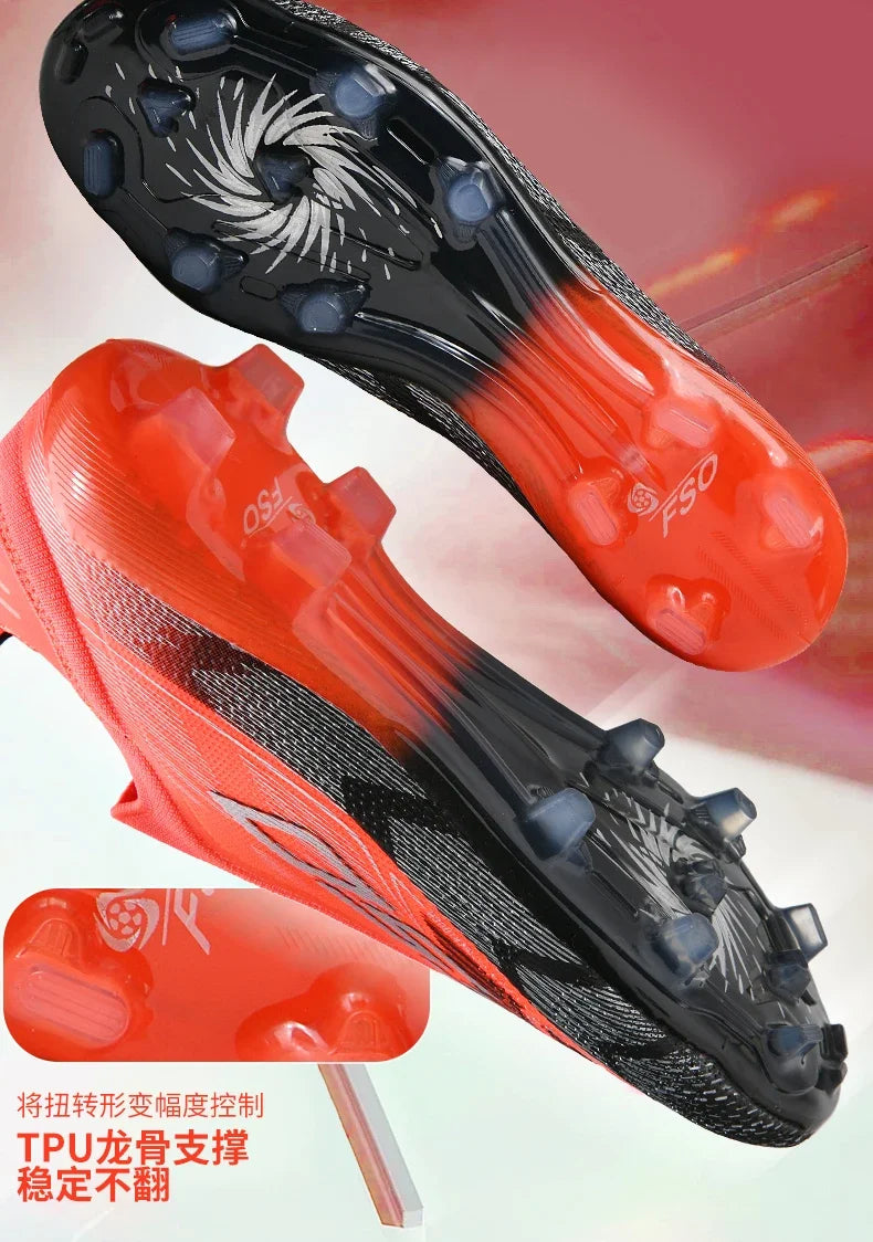 Men New Indoor TF Football Boots High Quality Training Original Male Breathable Non Slip Soccer Shoes Turf Futsal Football Shoes