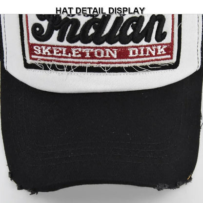 Streetwear Letter Embroidery Mesh Dad Baseball Cap Fashion Snapback Hip Hop Outdoor Y2K Trucker Hats Gorras F2719 for Women Men