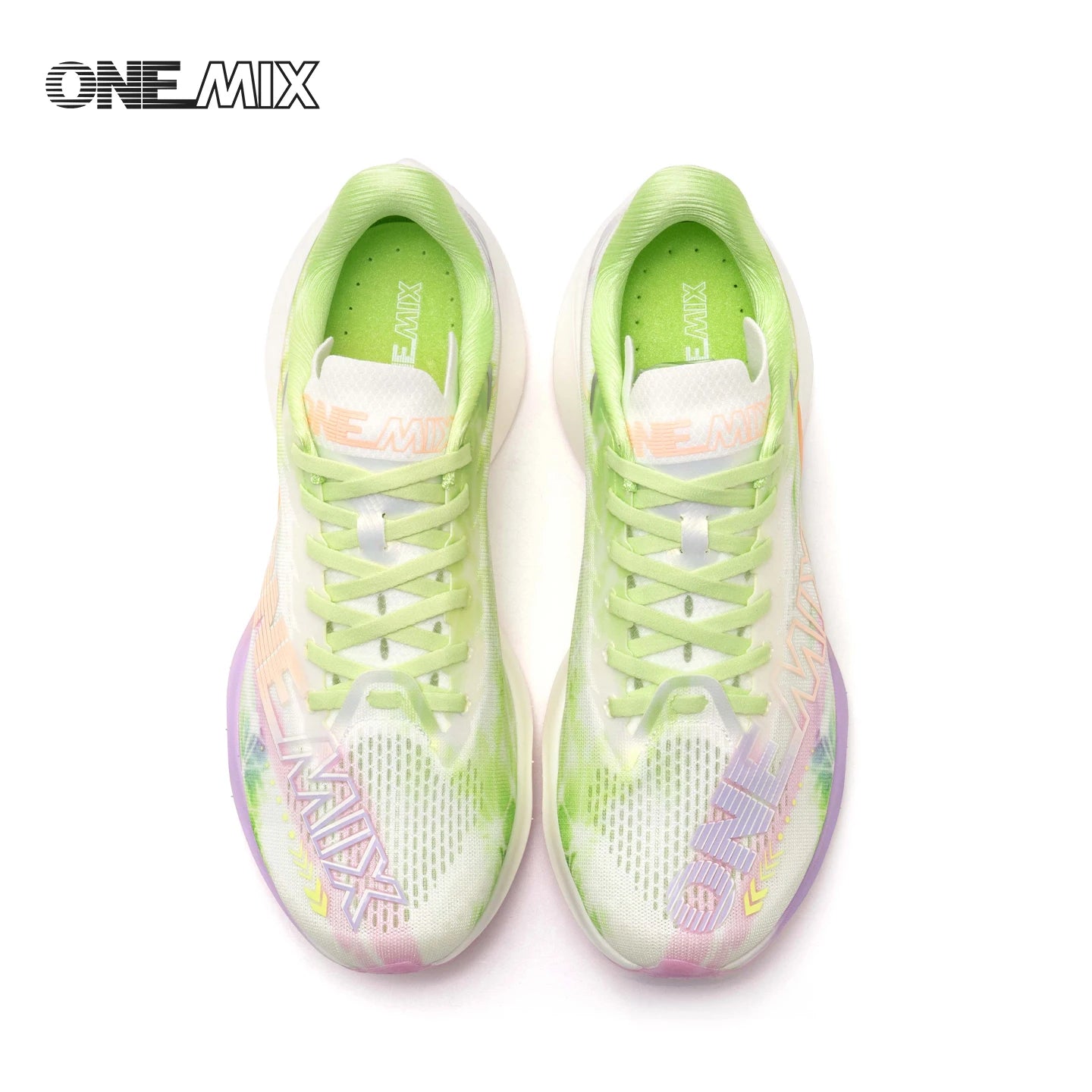 ONEMIX-Nylon Carbon Board Marathon Running Racing Shoes, Professional Stable Support, Shock-relief, Ultra-light Rebound Sneaker