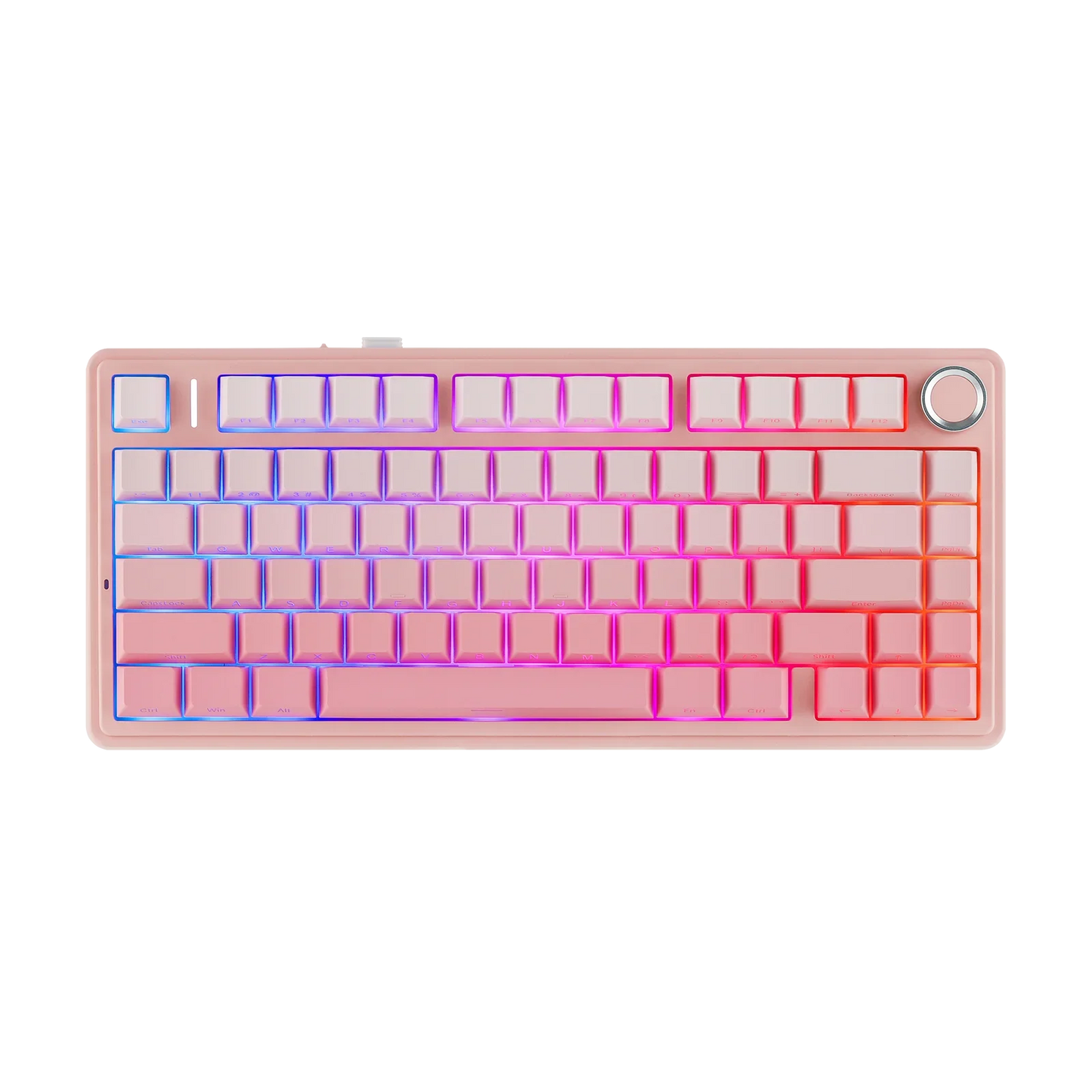 The New Hot-Selling EPOMAKER x AULA F75 75% ANSI Hot-Swappable Washer Bluetooth 5.0/2.4G Wireless/wired Mechanical Keyboard PBT