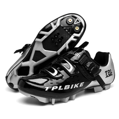 New Men's and Women's Bicycle Shoes,Outdoor Cycling Shoes,Three Functional Soles,Professional Training Shoes