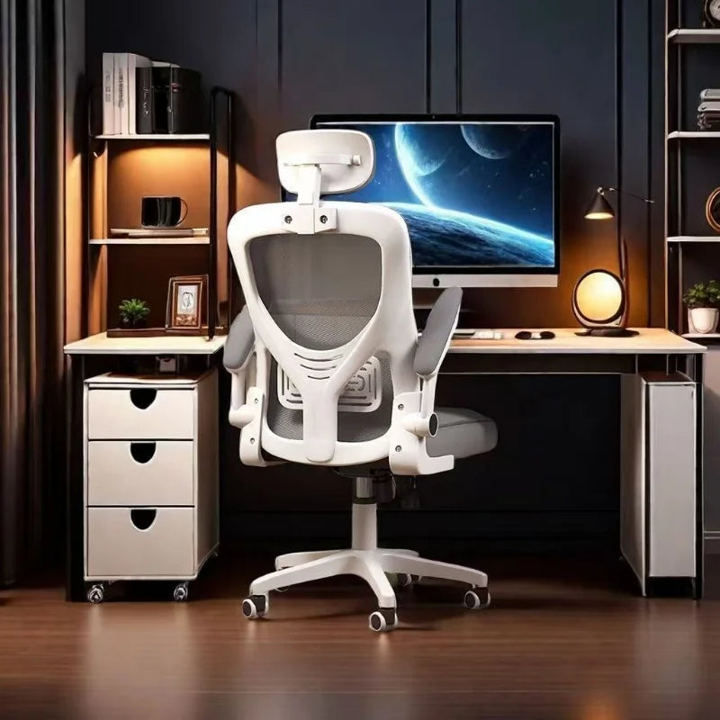 Chaise de diffusion en direct, chaise de bureau, chaise d'ordinateur, jeu, chaise confortable pour la maison avec dossier, chaise pivotante, chaise ergonomique