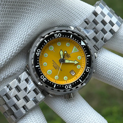 STEELDIVE Popular SD1975 47.5MM Case Red Dial 300M Waterproof AR Sapphire Glass Tuna Dive Mens  NH35 Automatic Watches for You