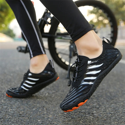 Unisex Quick Dry Water Shoes Men Women Colorful Beach Swimming Surfing Seaside Aqua Shoes Couple Barefoot Upstream Sneakers
