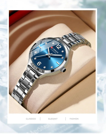 CURREN Luxury Women Bracelet Quartz Watches For Women Magnetic Watch Ladies Sports Dress Wrist Watch Clock Relogio Feminino