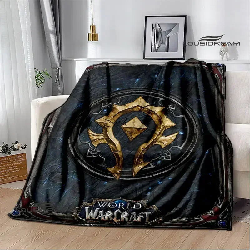Game World of Warcraft Printed Blanket Picnic blanket Warm Flannel blankets Home bed linings blankets for beds Birthday Gift