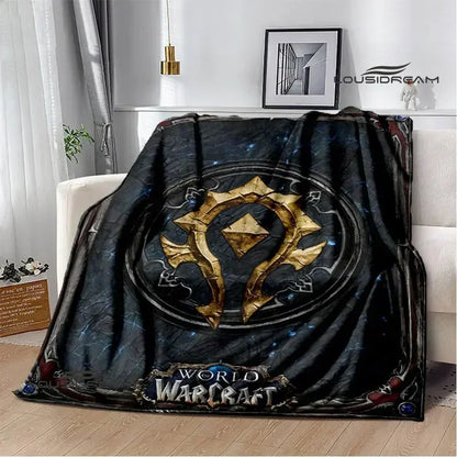 Game World of Warcraft Printed Blanket Picnic blanket Warm Flannel blankets Home bed linings blankets for beds Birthday Gift