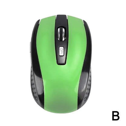 2.4GHz Wireless Mouse with USB Receiver, Ergonomic Optical Wireless Mouse, 6-Button Wireless Mouse for PC, Laptop & Computer