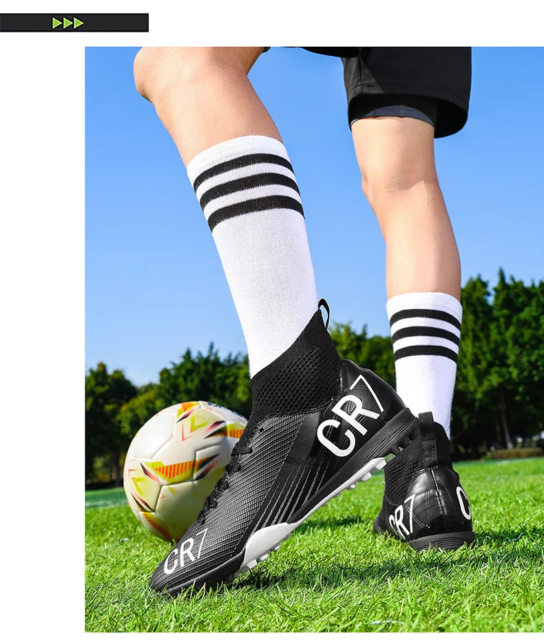 Botas de fútbol para hombre nuevas en oferta, zapatillas profesionales de futsal de alta calidad, tacos de fútbol para mujer unisex, ultraligeras TF/FG