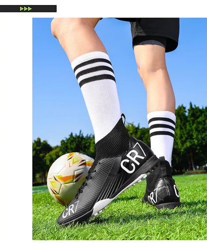 Botas de fútbol para hombre nuevas en oferta, zapatillas profesionales de futsal de alta calidad, tacos de fútbol para mujer unisex, ultraligeras TF/FG