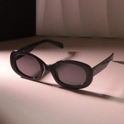 Round Luxury Oval Sunglasses Women Men Brand Designer Cute Black Sun Glasses Female Male Colors Mirror Oculos De Sol