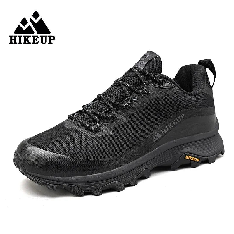 HIKEUP Chaussures de course en plein air pour hommes et femmes, antidérapantes, randonnée, camping, sports de trail, chaussures de sécurité pour hommes, confortables, baskets de trekking