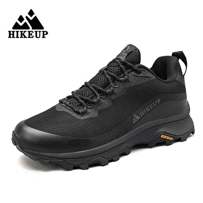 HIKEUP Chaussures de course en plein air pour hommes et femmes, antidérapantes, randonnée, camping, sports de trail, chaussures de sécurité pour hommes, confortables, baskets de trekking