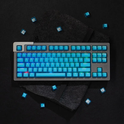 132 Keys OEM Profile Transparent Clear Keycaps For Mx Switch Mechanical Keyboard ABS Keycap RGB backlit Game Keyboard Key caps
