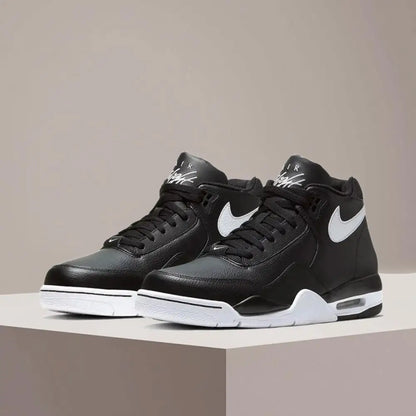 Scarpe da basket retrò Nike Flight Legacy Mid-Top con struttura antiscivolo, resistente e ammortizzata, unisex BQ4212-002
