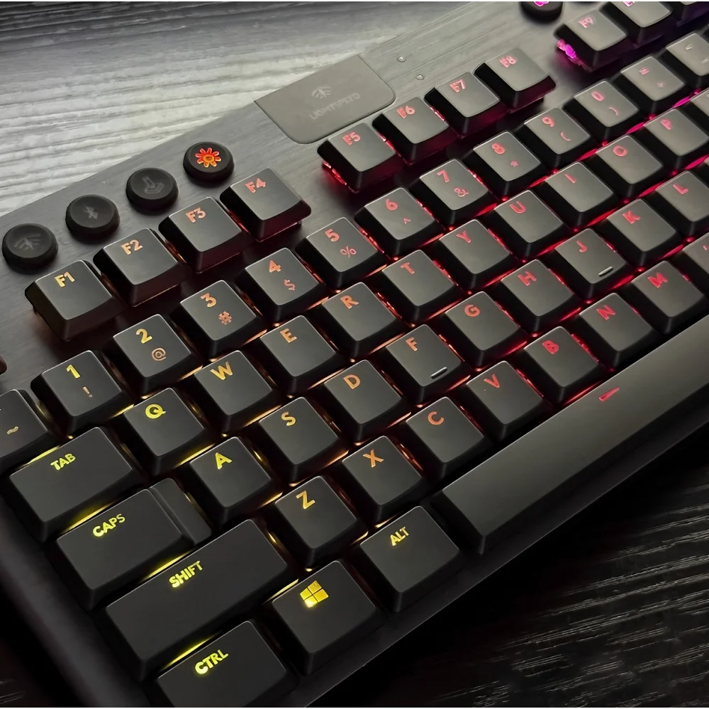 Wireless Gaming Mechanical Keyboard Keycaps Compatible with Logitech G913TKL G915 G813 G815 RGB Transparent Keyboard