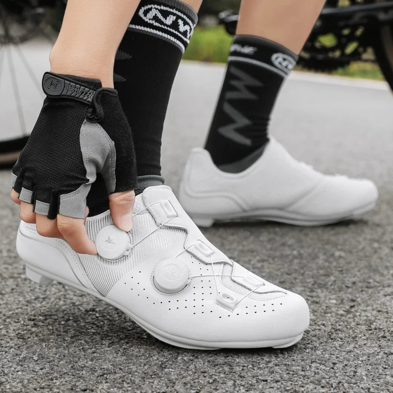 2025 New Arrival Professional Cycling Shoes Racing Road Bike SPD Cleat Shoes Ultralight Self-Locking MTB Bicycle Sneakers Unisex