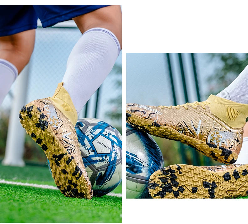 New Men Professional Soccer Shoes Non-slip Football Boots Unisex Breathable Futsal Sports New Cleats Drop Shipping Ultralight