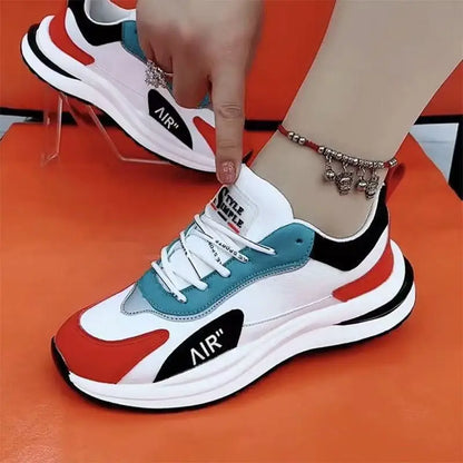 Men's And Women's Soft Bottom Anti-Slip Breathable Leather Surface Sporty Casual Shoes Spring Autumn Seasonal Comfortable Sne...